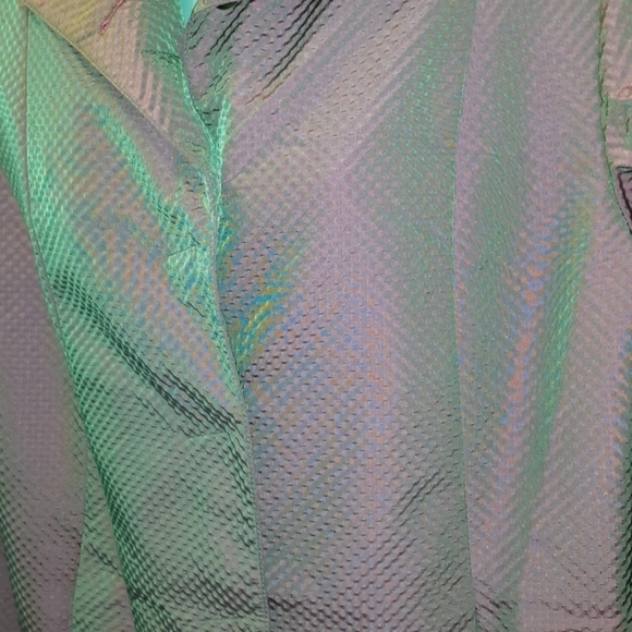 Jheri Richards Rainwear trenchcoat 14 nwt - Picture 2 of 5